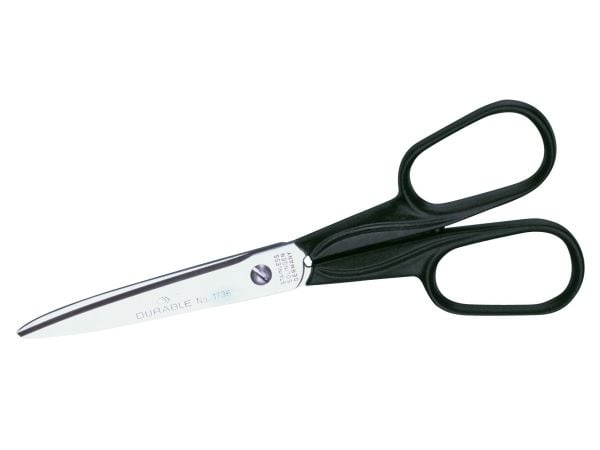 Durable 173601, Voksen, Rett kutt, Sett, Sort, Metallisk, Metall, Plast