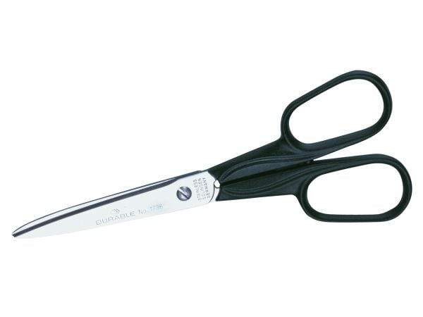 Durable 173601, Voksen, Rett kutt, Sett, Sort, Metallisk, Metall, Plast