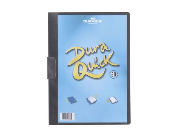 Durable Duraquick, Svart, 20 ark, A4, 1 styck