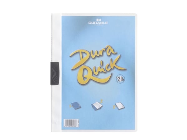 Durable Duraquick, Vit, Plast, 20 ark, A4, 1 styck