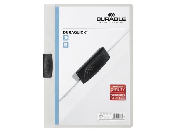 Durable Duraquick, Vit, Plast, 20 ark, A4, 1 styck