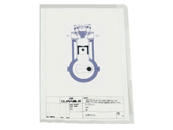 Plastomslag Durable A4 Business klar 0,15 mm - (50 stk.)