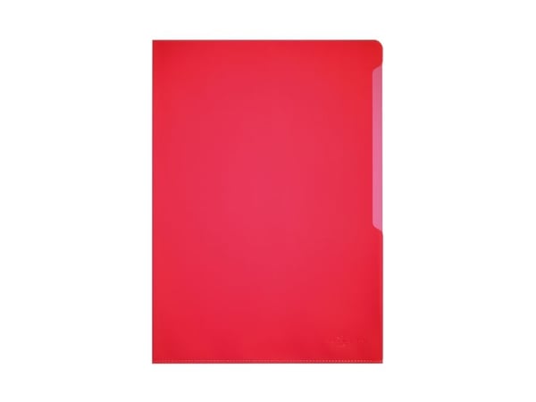 Plastomslag Durable A4 rød PP 0,10 mm - (100 stk.)