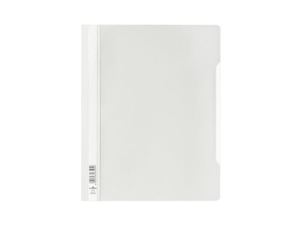 Durable Clear View Folder A4 White, PVC, Vit, A4, 239 mm, 311 mm