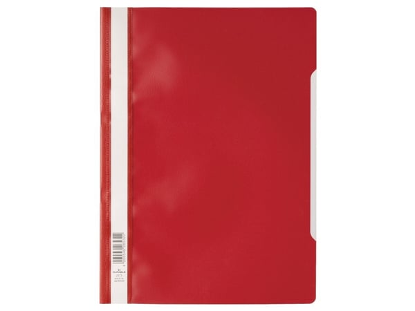 Kestävä CLEAR VIEW FOLDER - ECONOMY 2573 A4, Rød, Rød