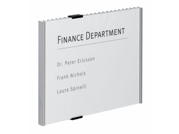 Durable Info Sign, Akryl, Aluminium, Sølv, 297 mm, 210 mm