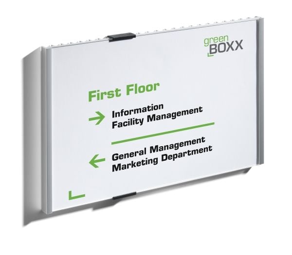 Durable Info Sign, Akryl, Aluminium, Sølv, 297 mm, 210 mm