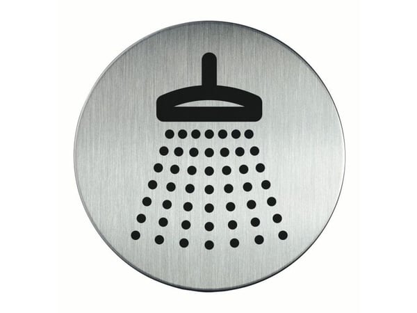 Durable PICTO - Dusch, 8,3 cm, Silver