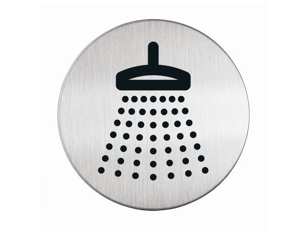 Durable PICTO - Dusch, 8,3 cm, Silver