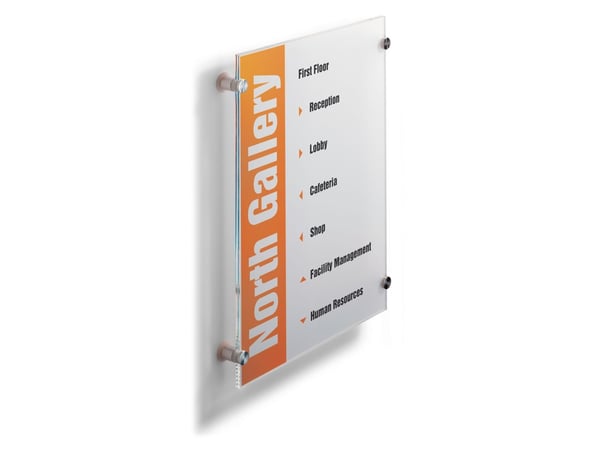 Durable Crystal Sign, A3, Läpinäkyvä, 297 mm, 420 mm