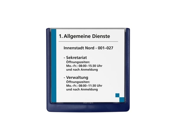 Durable Click Sing 149x148.5 mm, Blå, 148,5 mm, 149 mm
