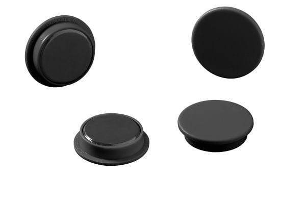 DURABLE - Magnet - 3,2 cm diameter - svart (en pakke 20)