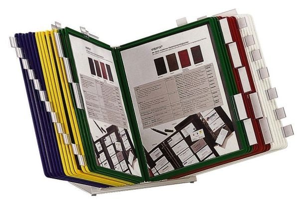 Durable 5684-10, Bordstativ, Grå, Plast, Stål, A4, 190 mm, 165 mm