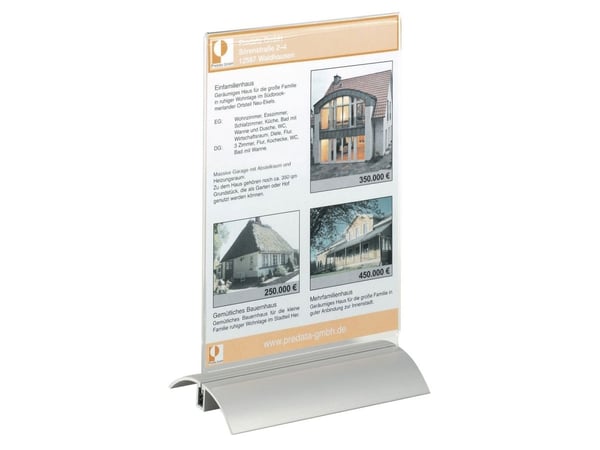 Durable PRESENTER A5, Akryyli, Läpinäkyvä, 150 mm, 85 mm, 237 mm