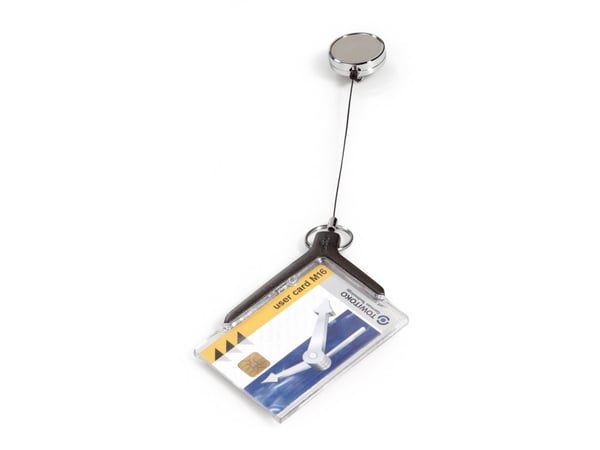 Durable DELUXE PRO, Uttrekkbar merkesnelle, Landskap/portrett, Akryl, Antrasitt, 80 cm, 5,4 cm