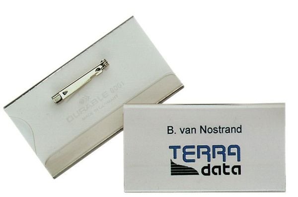 Durable 800119, Merke, Landskap, Plast, Gjennomsiktig, 75 mm, 40 mm
