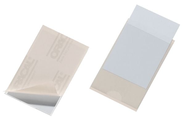 Durable Pocketfix, Gjennomsiktig, 1 kort, 57 x 90 mm, 93 mm, 62 mm, 100 stykker