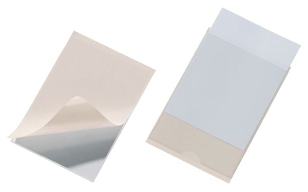 Durable Pocketfix, Gjennomsiktig, PVC, 105 mm, 74 mm, 10 stykker