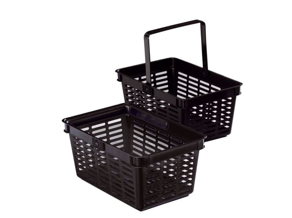 Durable Shopping Basket, Musta, Muovi, Ostoskori, 19 L, 400 mm, 300 mm