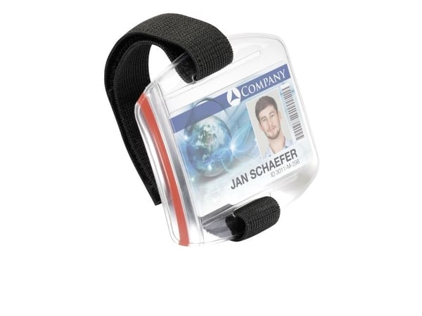 ID-kortholder OUTDOOR SECURE armbind til 1 kort - (10 pakker x 10 stk.)