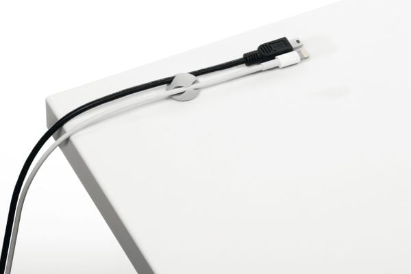 Durable Cavoline Clip 2, Kabelholder, Bord, Plast, Grå