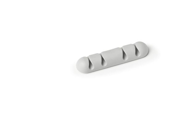 DURABLE CAVOLINE CLIP 4 - Kabelklämmor - grå (paket om 2)