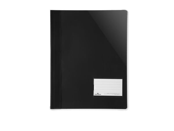 Durable Cartellina trasparente ad aghi 269001 Nero DIN A4+