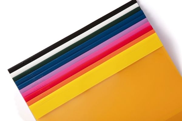 Durable Cartellina trasparente ad aghi 269001 Nero DIN A4+