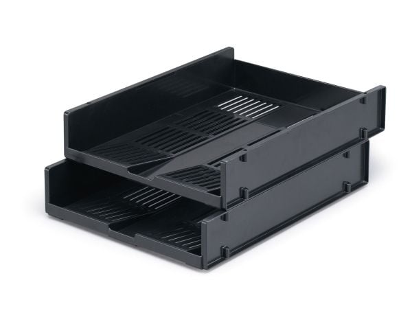 DURABLE OPTIMO - Brevbakke - for A4 (210 x 297 mm) - kapasitet: 500 ark - koksgrå