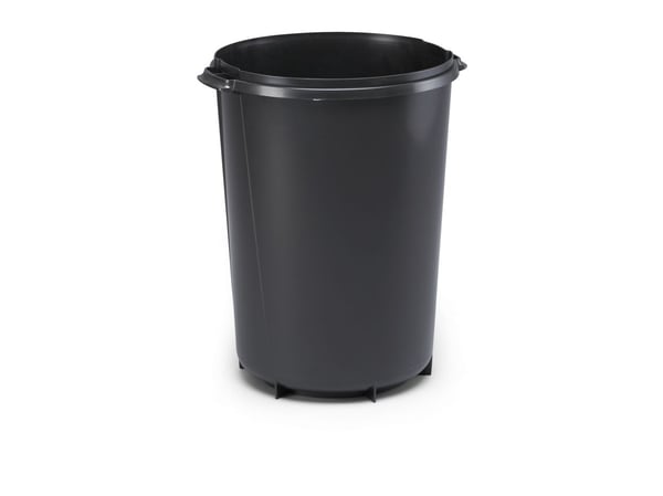 Affaldsspand Durable Durabin Round 40L sort - (6 stk.)