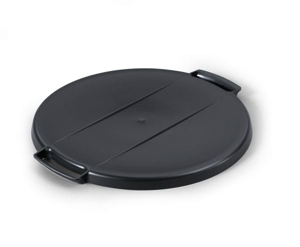 Låg Durable Durabin LID Round 40L sort