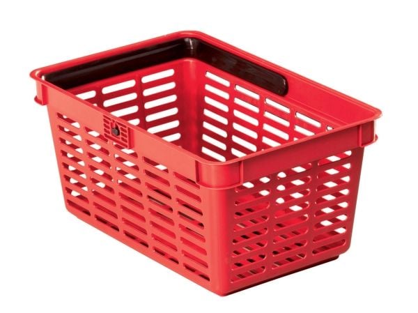Durable Shopping Basket, Rød, Plast, Handlekurv, 19 l, 400 mm, 300 mm