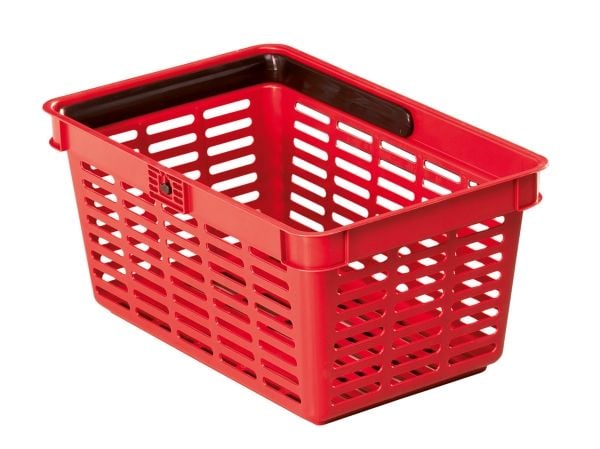 Durable Shopping Basket, Rød, Plast, Handlekurv, 19 l, 400 mm, 300 mm