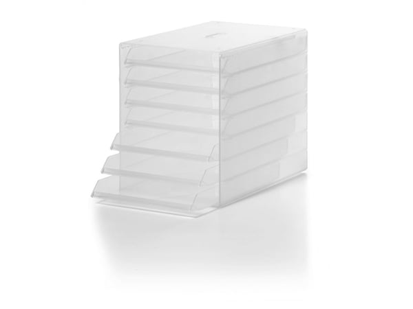 Durable IDEALBOX, Gjennomsiktig, C4, 7 skuffer, 250 mm, 365 mm, 332 mm