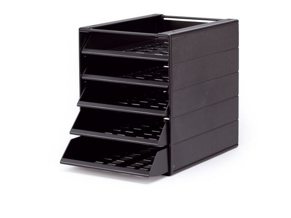 Durable IDEALBOX BASIC 5, Svart, C4, 5 skuffer, 250 mm, 322 mm, 332 mm