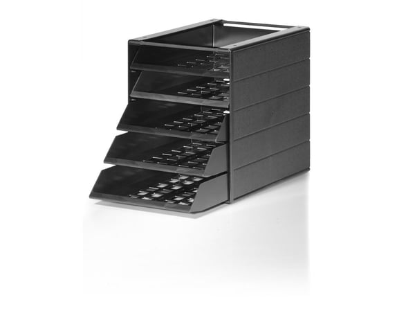 Durable IDEALBOX BASIC 5, Svart, C4, 5 skuffer, 250 mm, 322 mm, 332 mm