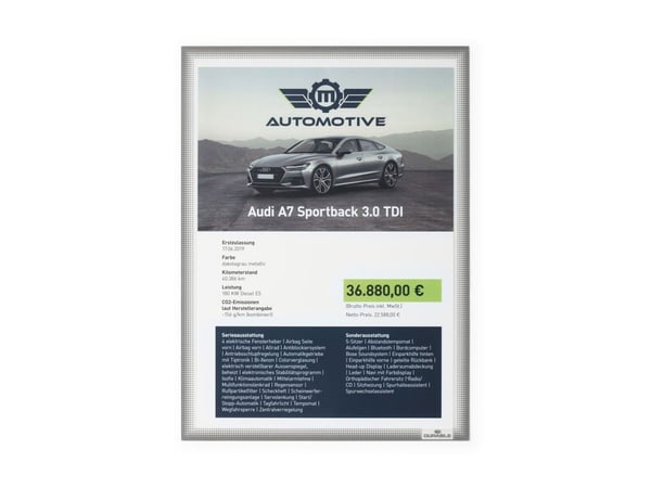 Durable 501557, A4, Plast, Grå, Gjennomsiktig, 2 ark, 216 mm, 303 mm