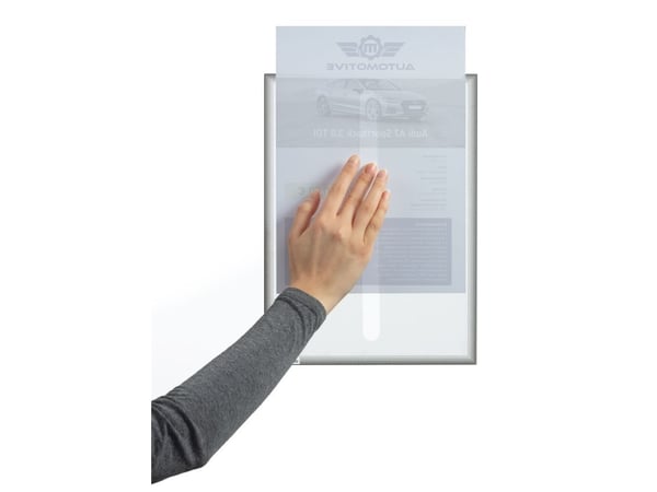 Durable 501557, A4, Plast, Grå, Transparent, 2 ark, 216 mm, 303 mm