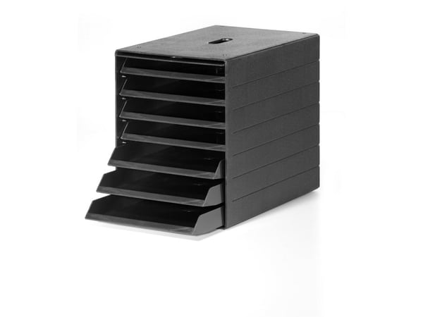 Laatikosto IDEALBOX PLUS 7, tummanharmaa, 7 laatikkoa