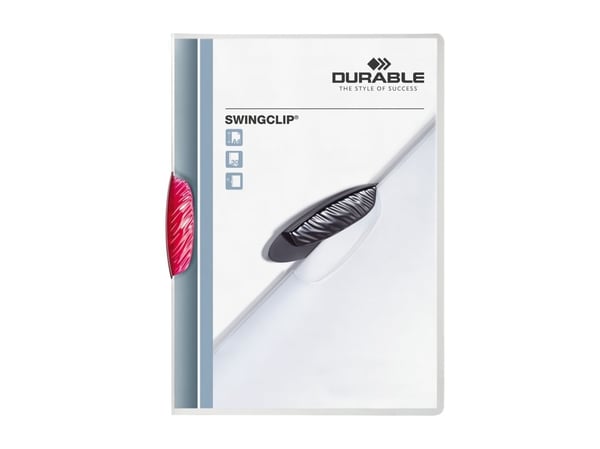 Durable Swingclip, Purppura, Polypropeeni (PP), 30 arkkia, A4