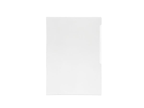 DURABLE BUSINESS - L-formet mappe - for dokumenter - for A4 (210 x 297 mm) - gjennomsiktig (en pakke 100)