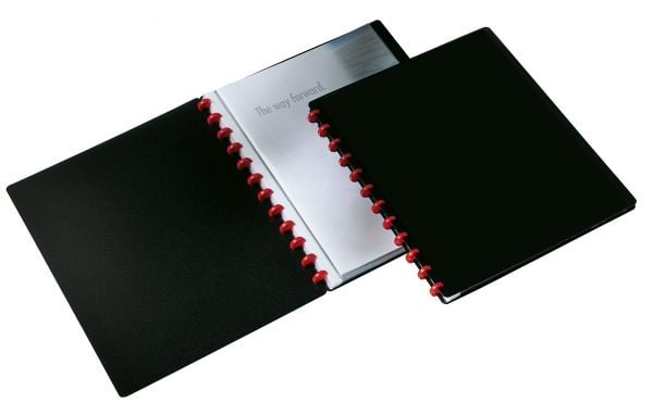 Durable DURALOOK, Musta, Polypropeeni (PP), Muotokuva, A4, Kampasidonta, 1 kpl