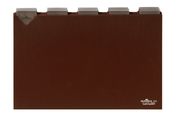 Durable 3141, Ruskea, 5 arkkia, 297 mm, 210 mm, 25 kpl