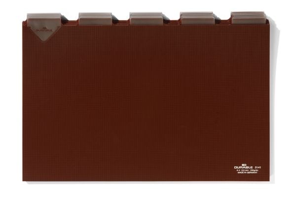 Durable 3141, Ruskea, 5 arkkia, 297 mm, 210 mm, 25 kpl