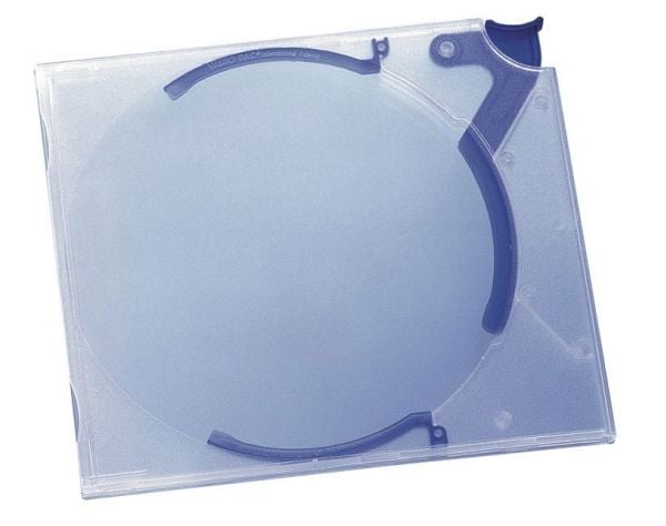 Durable QUICKFLIP Standard - Uttrykningsboks for lager-CD - kapasitet: 1 CD/DVD - blå (en pakke 10)