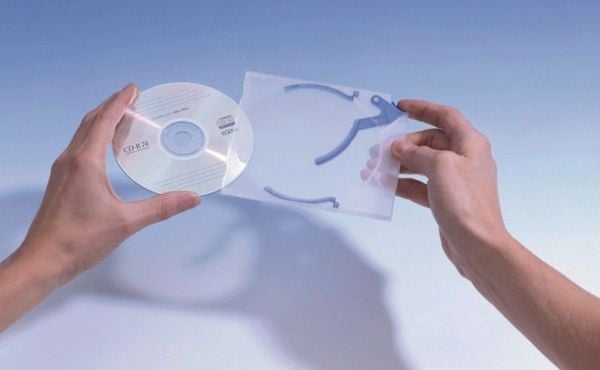 Durable QUICKFLIP Standard - Uttrykningsboks for lager-CD - kapasitet: 1 CD/DVD - blå (en pakke 10)