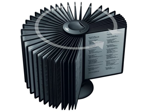 Durable 5633-01, Bord, Portrett, A4, Svart, Svart