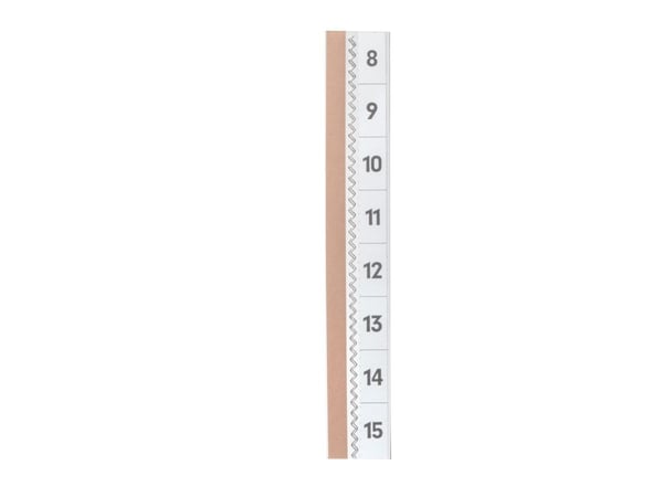 Durable Tabfix, Numerovälilehti, Läpinäkyvä, 2 linjat, 10 mm, 20 cm