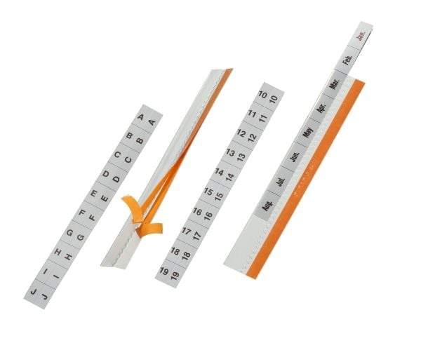 Durable Tabfix, Läpinäkyvä, 200 mm, 13 mm, 5 kpl