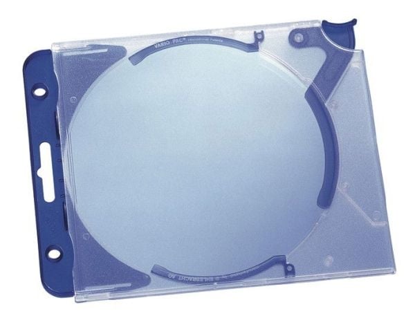 Durable 526906, DVD-etui, 1 disker, Blå, Gjennomsiktig, 5 stykker